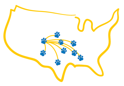 Hope for Paws Colorado - Transport Map